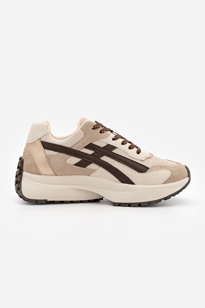 Marjin حذاء رياضي نسائي حذاء رياضي ذو نعل سميك ورباط عالي الجودة من ريباجا با...