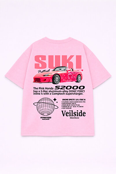 LORVEX T-Shirt Oversized Unisex 100% Cotton Pack Comfortable Fit Suki Printed...