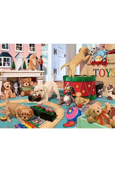 RAVENSBURGER Puzzle 150 Pieces - Puppies and Toys (Ravensburger-00865)