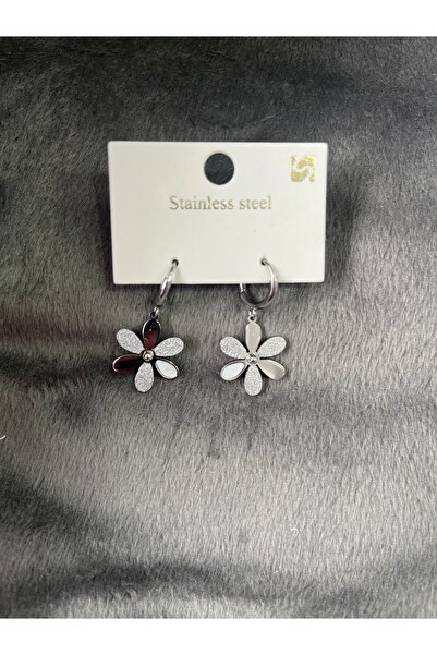 Çelik Papatya küpe