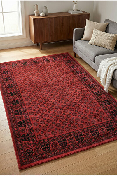 Esperya Home Antimo Modern Premium Kırmızı Halı Yumuşak Dokuma Halı Salon Otu...