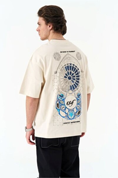 SAW Urbanity OVERSIZE KALIP, BİSİKLET YAKA BASKILI TSHİRT