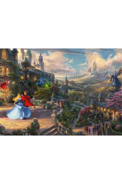 Schmidt Puzzle 1000 de piese - Frumoasa Adormită Dansând în Lumina Fermecată ...
