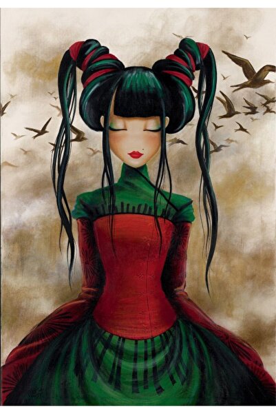 Grafika Puzzle 1000 pieces - Misstigri: The Crows (Grafika-F-32565)