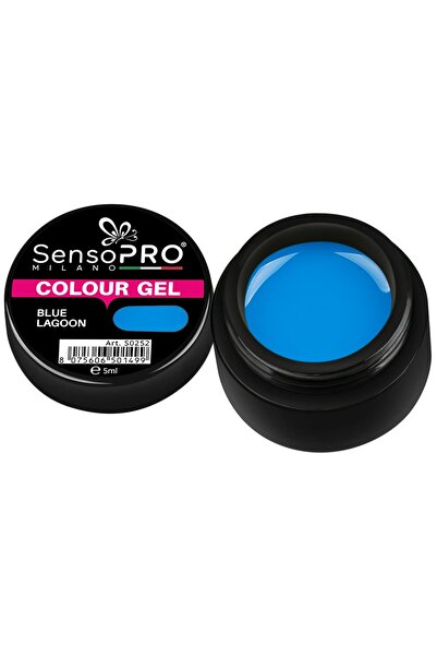 SensoPRO Milano Gel UV colorat Blue Lagoon 5ml,