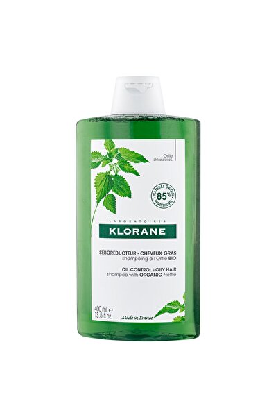 OEM Klorane, Șampon pentru păr cu urzică, Controlul sebumului, 400 ml