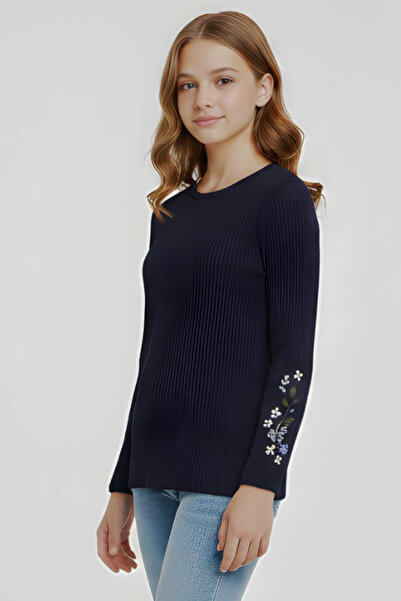 MODANINO Bluză pentru fete - Broderie florală 12-16 ani 12542
