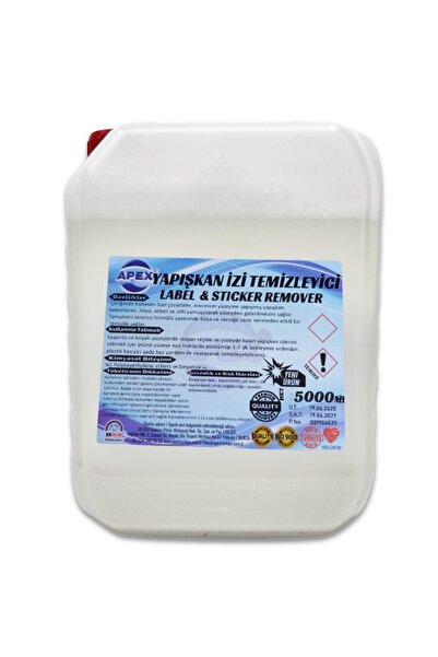 Apex Yapışkan Sökücü 5 Litre , Bant İzi Çıkarıcı ve Folyo Yapışkan Temizleyic...