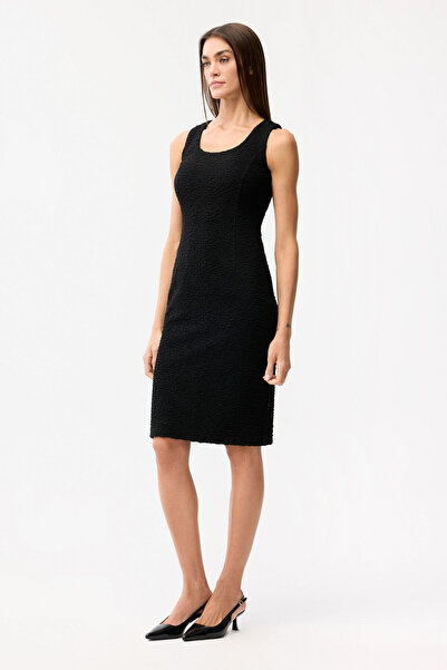 Love My Body Kare Yaka Elbise