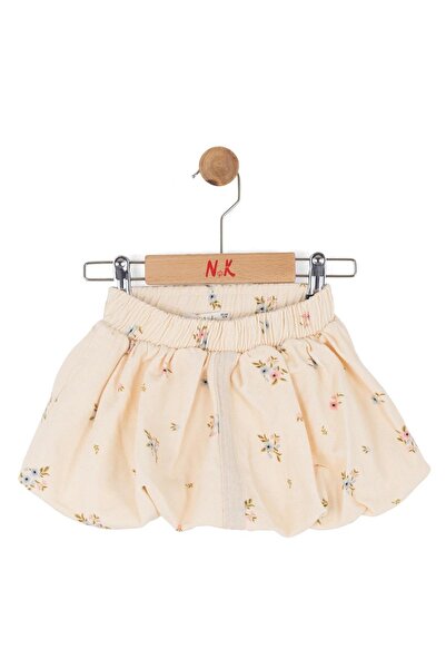 nk kids Girl Child 1-4 Years Old Floral Print Balloon Skirt Cream