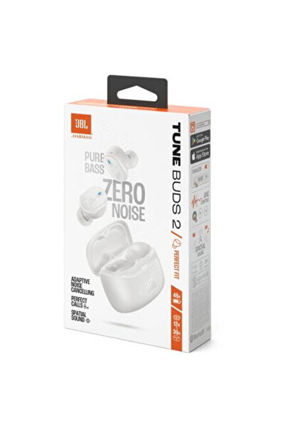 JBL Tune Buds 2 12 ore, Bluetooth 5.3, White