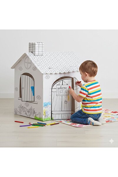 OEM 3D Paper House, with 5 Markers Included, Creative Activity for Children, ...