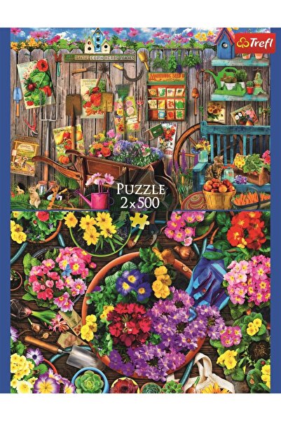 Trefl Puzzle 500 pieces - Working in the Garden (Trefl-37529)