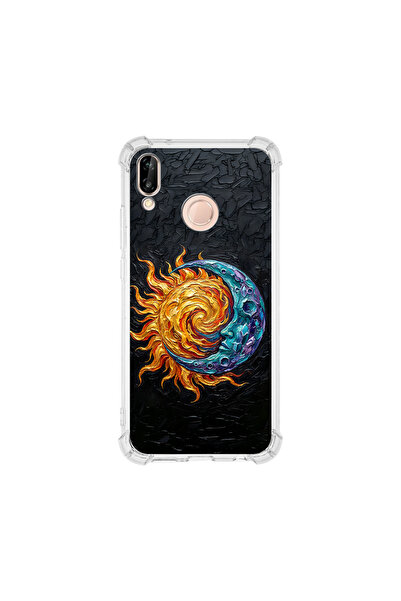 PrintiFy حافظة حماية للزوايا متوافقة مع هاتف هواوي P20 لايت بتصميم Metamorpho...