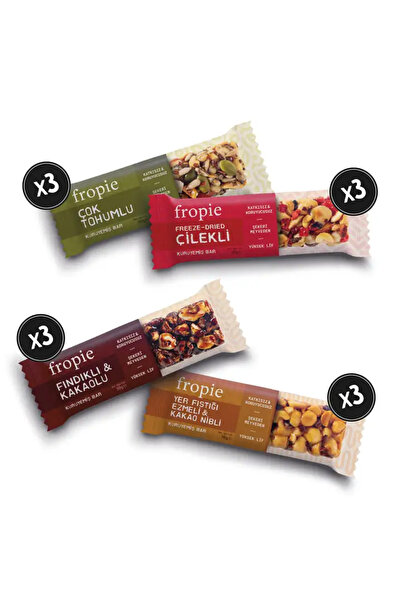 FROPİE Nuts Bar - Introduction Pack 12 Pieces