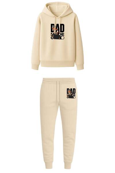 Espina Premium Dad Mode on Printed Hooded Sweatshirt & Jogger Pants Sweatpant...