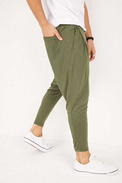 FG KONNİCHİWA Bohem Unisex Ethnic Patterned Waistband and Short Legs Pocketed...