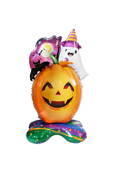 ACTION ONE Decoratiune Eventy Dovleacul vesel si fantoma, balon folie 3D, 120...