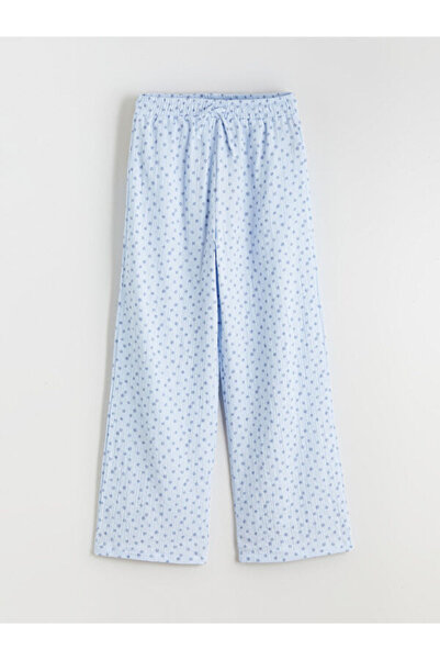 LC Waikiki Rmz Gi̇yi̇m Farkiyla Floral Girl's Pants with Waist Cord