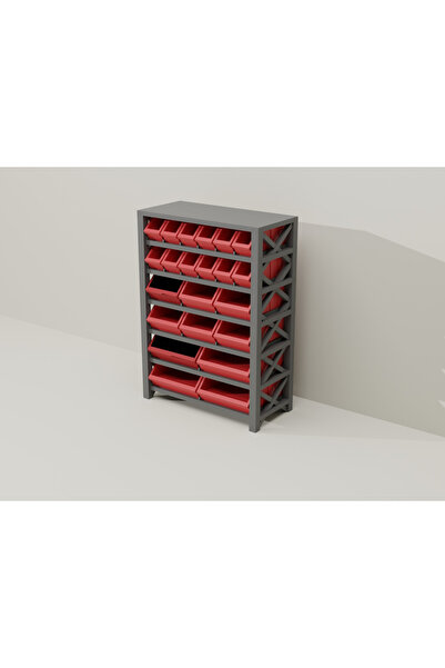 DU&ER 🚗   صينية ودولاب صغيران للجراج بمقياس 1:18 - قطعة ديكور مفصلة