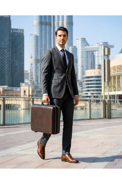 ZAAPPY Classic Executive Business Briefcase For Men - Premium Hard Shell Atta...