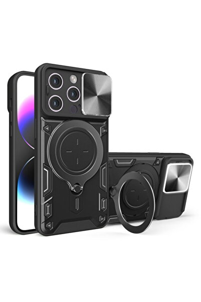 Techsuit iPhone 16 Pro Case - CamGuard Pro - Black