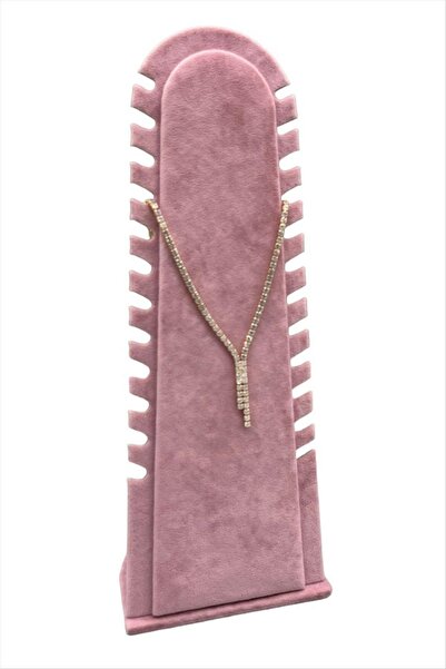 ZERO LAND Nrzsnt Pine Anfora Fabric Covered (183318) Necklace Stand-Smoked