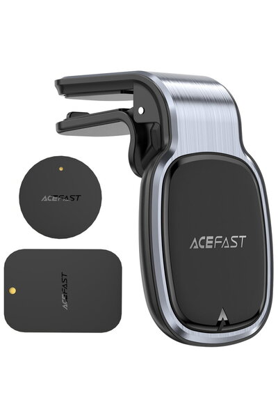 Acefast Suport auto pentru telefon, Pentru grila de ventilatie, Magentic, Gri