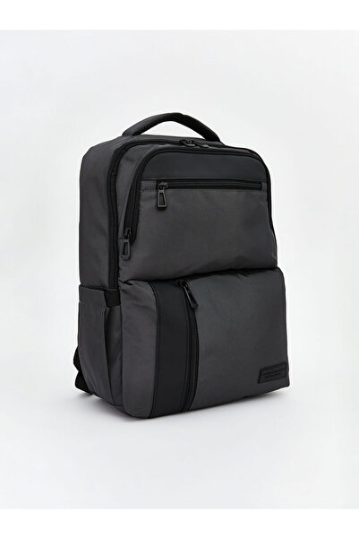 LC Waikiki Gray Multi-Compartment Men's Backpack