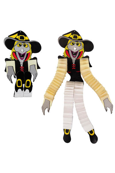 ACTION ONE Decoratiune Eventy pentru Halloween, vrajitoare cu maini si picioa...