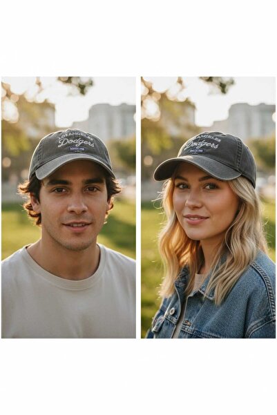 Aware Time Unisex Özle Washed Denim Cap Hat