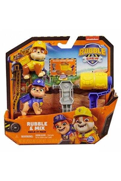 Spin Masters Figurine Patrula Cățelușilor Rubble și echipa sa, pachet de 2, mix