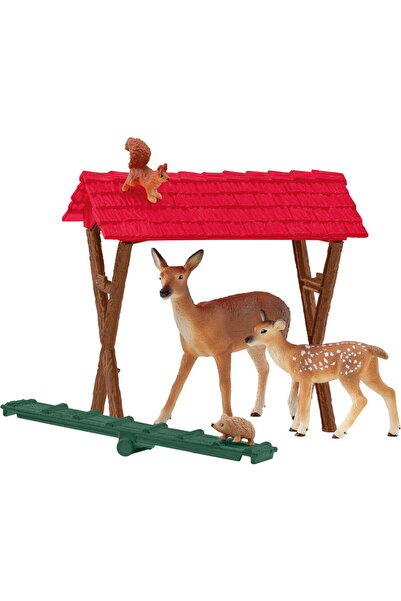 SCHLEICH Farm World Feeding the Forest Animals, toy figure