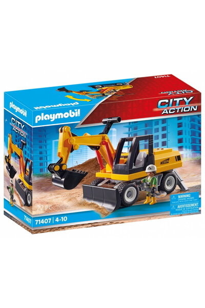 Playmobil Set figurinДѓ de acИ›iune City 71707 excavator