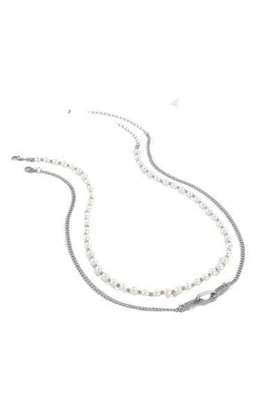 OEM Двуспален перлено колие за мъже, EVNC