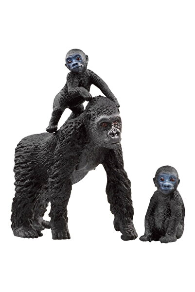 SCHLEICH Wild Life Lowland Gorilla Family, toy figure