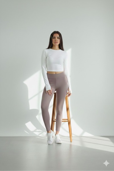 LAVİNİM Colanți sport din ribetă pentru femei