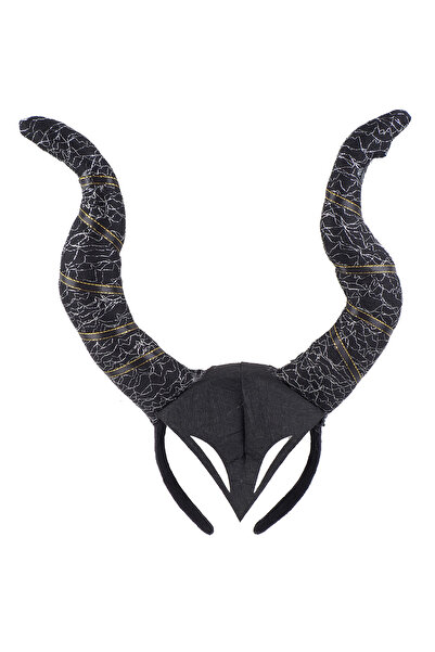 ACTION ONE Eventy Halloween horned headband, 30cm, black