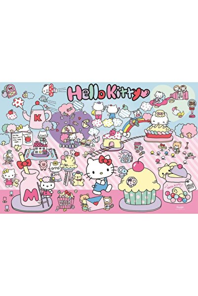 Trefl Puzzle 300 piese XXL - Sanrio: Explore the world of Hello Kitty - Hell ...