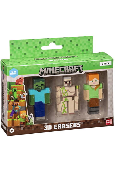 PMI Kids World Radiere 3D MINECRAFT - Pachet de 3, versiunea C