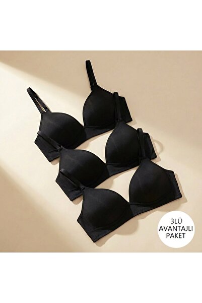 Nurteks Intimo Donna Bloom Half-Support Comfortable Soft Bra with Removable S...