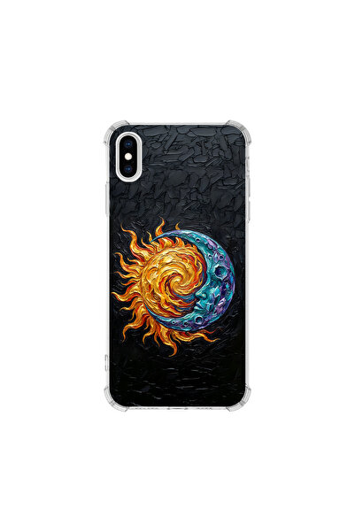 PrintiFy Corner Protection Case Compatible with iPhone X Metamorphosis Cosmic...