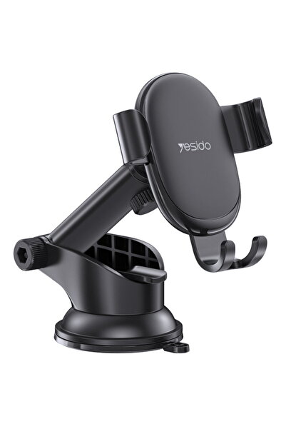 Yesido Suport Auto Telefon Parbriz / Bord - Gravity Grip (C120) - Black