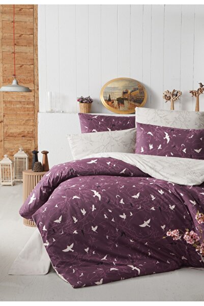 First Choice 100% Cotton linen, ranforce, 6 pieces, Story Home, Freedom Damson