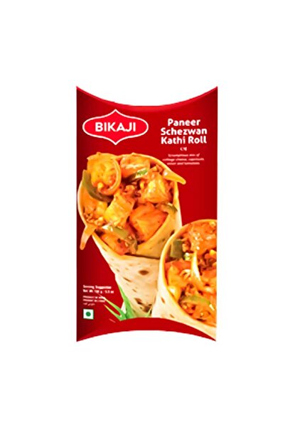 Bikaji لفائف بانير شيزوان 156 غرام، 6 قطع