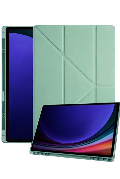 NewFace حافظة تابلت NRZSNT Galaxy Tab A11 Plus Mars مع حامل قلم - (192452) أخضر