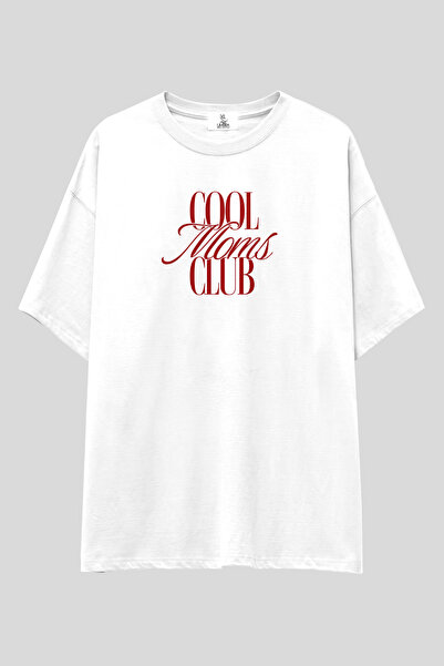 UmbraWear تي شيرت مطبوع عليه "Moms Club" مقاس كبير |   تي شيرت بتصميم خاص 100...