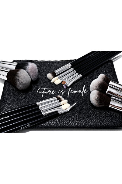 OEM Set 15 Pensule Machiaj Profesionale cu Husă,Aplicare Perfectă, Fără Urme