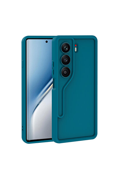 zore غطاء حماية للكاميرا لهاتف تكنو كامون 40 4G - غطاء أناناس SYS - أخضر داكن