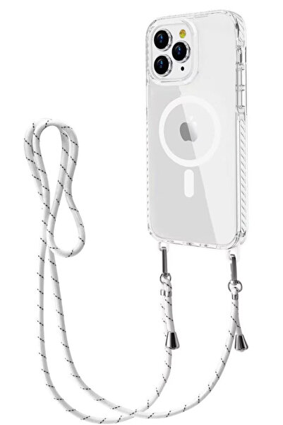 VERTEK Θήκη σιλικόνης MagFrame AntiDrop με αποσπώμενο κορδόνι για iPhone 14 P...